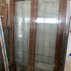 Portafinestra in PVC Effeto Legno, 2 ante