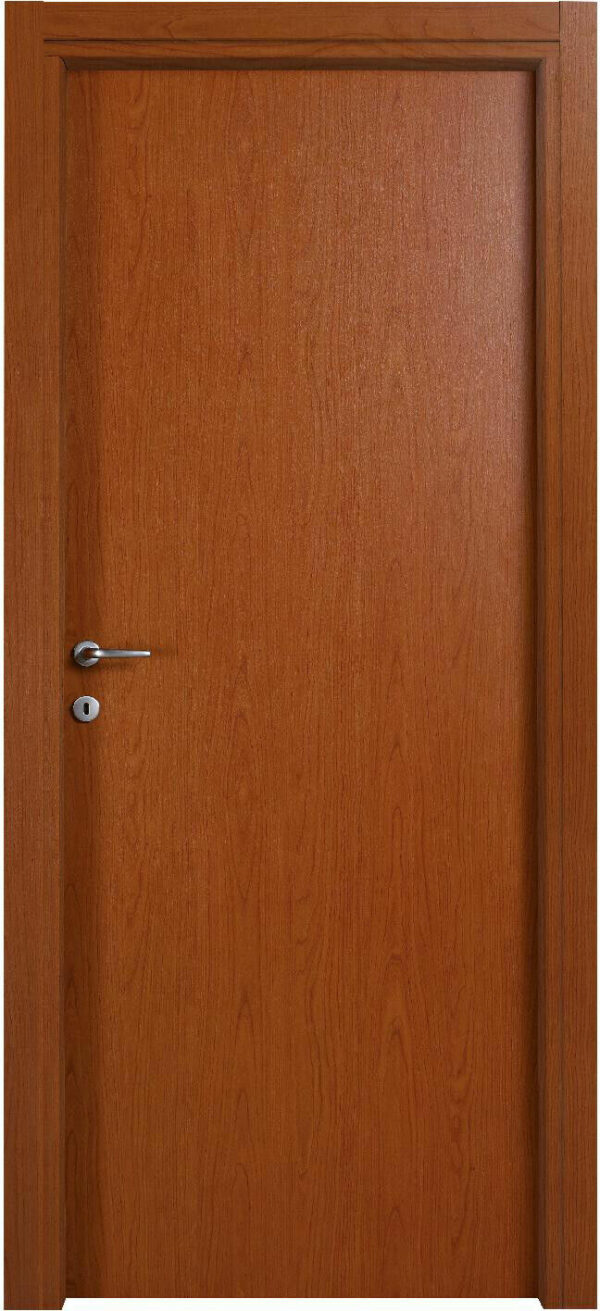 Porta a Battente Bianco Matrix con vetro al centro satinato (misura esterno telaio)
